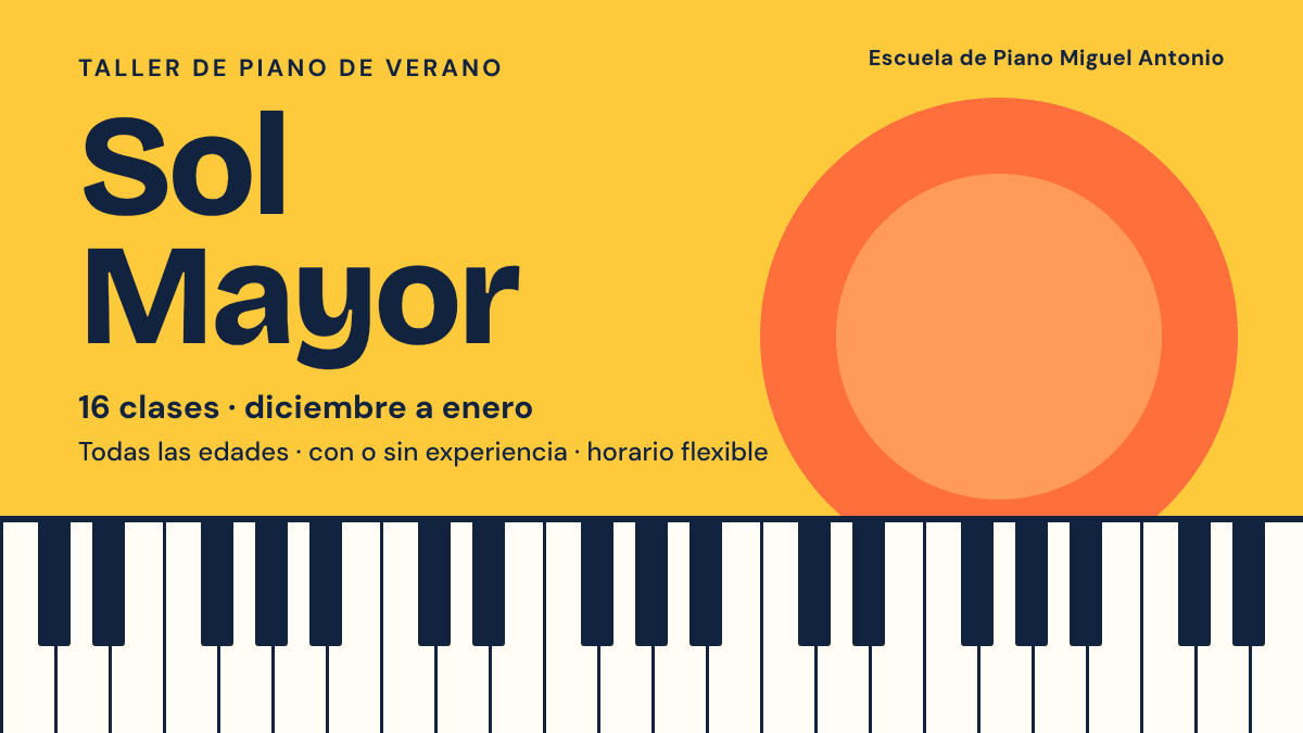 Sol Mayor · Taller de Piano de Verano — foto 1