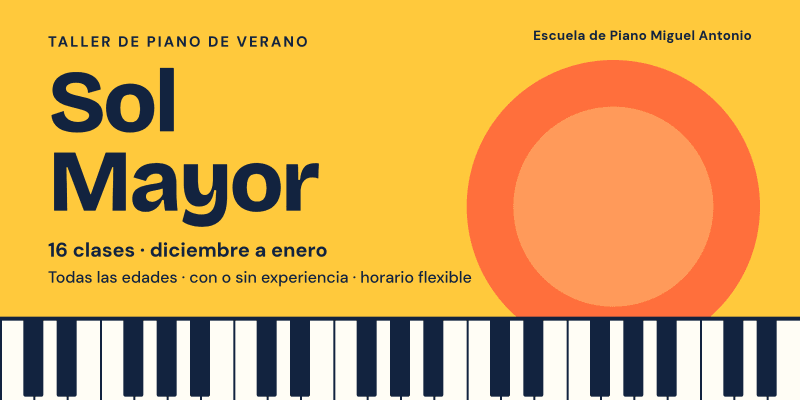 Sol Mayor · Taller de Piano de Verano